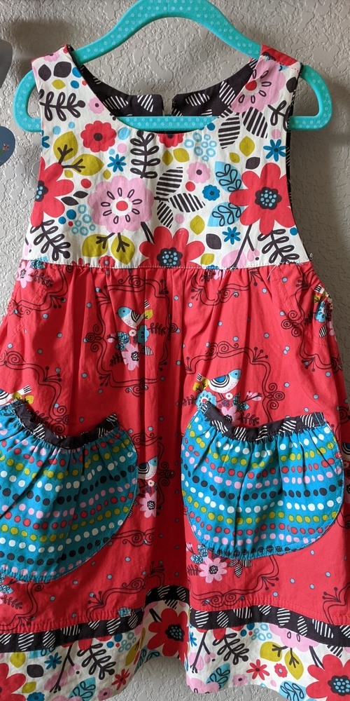 Jelly the Pug Floral Birdie Dress UEC